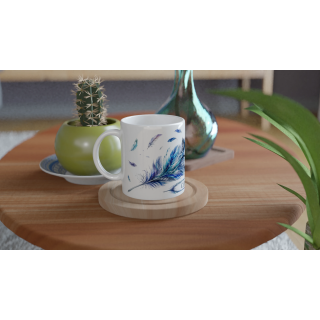 Mug personnalisable Loup des Glaces avec prénom – Les Plumes de l'Âme