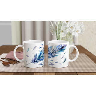 Mug personnalisable Loup des Glaces avec prénom – Les Plumes de l'Âme