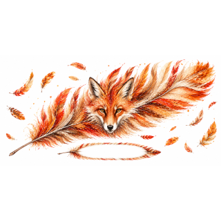 Mug personnalisable Renard de l'Automne avec prénom – Les Plumes de l'Âme