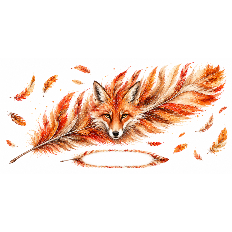 Mug personnalisable Renard de l'Automne avec prénom – Les Plumes de l'Âme