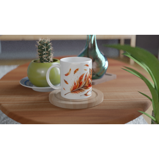 Mug personnalisable Renard de l'Automne avec prénom – Les Plumes de l'Âme
