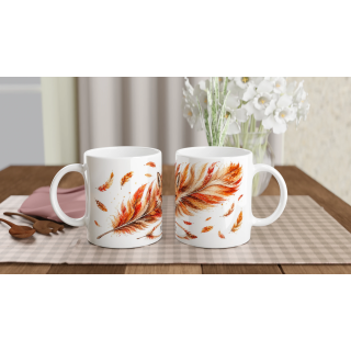 Mug personnalisable Renard de l'Automne avec prénom – Les Plumes de l'Âme
