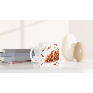 Mug personnalisable Renard de l'Automne avec prénom – Les Plumes de l'Âme
