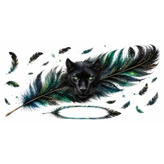Mug personnalisable Panthère Nocturne avec prénom – Les Plumes de l'Âme