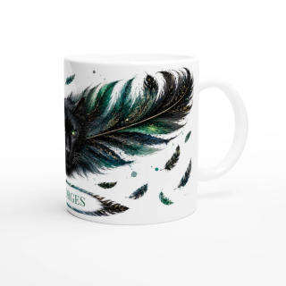 Mug personnalisable Panthère Nocturne avec prénom – Les Plumes de l'Âme