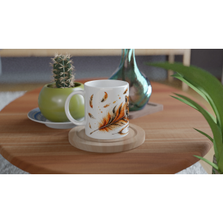 Mug personnalisable Tigre Céleste avec prénom – Les Plumes de l'Âme