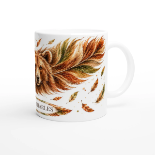 Mug personnalisable Ours des Montagnes avec prénom – Les Plumes de l'Âme