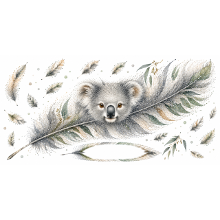Mug personnalisable Koala d'Eucalyptus avec prénom – Les Plumes de l'Âme