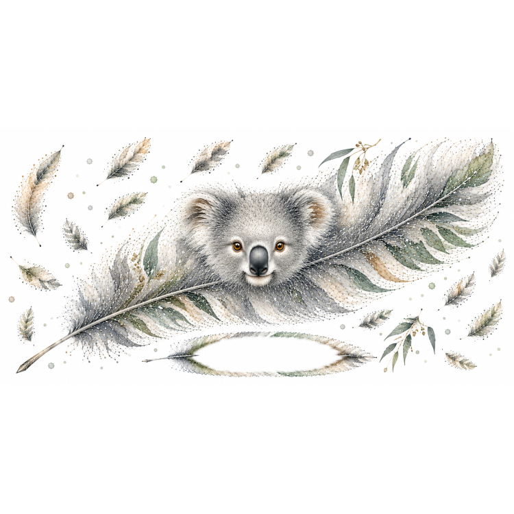 Mug personnalisable Koala d'Eucalyptus avec prénom – Les Plumes de l'Âme