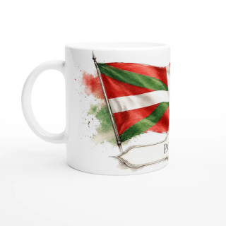 Mug personnalisable Pays Basque – Collection Les Étendards d'Héritage