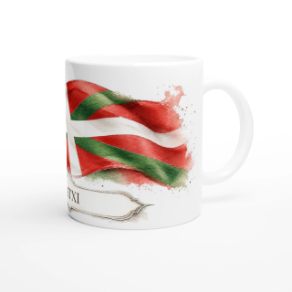 Mug personnalisable Pays Basque – Collection Les Étendards d'Héritage