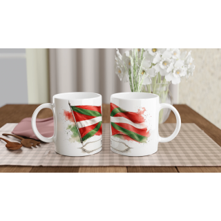Mug personnalisable Pays Basque – Collection Les Étendards d'Héritage