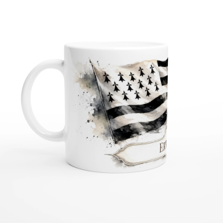 Mug personnalisable Bretagne – Collection Les Étendards d'Héritage