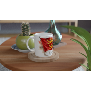 Mug personnalisable Normandie – Collection Les Étendards d'Héritage