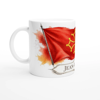 Mug personnalisable Occitanie – Collection Les Étendards d'Héritage