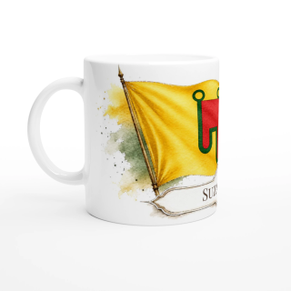 Mug personnalisable Auvergne – Collection Les Étendards d'Héritage