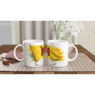 Mug personnalisable Auvergne – Collection Les Étendards d'Héritage