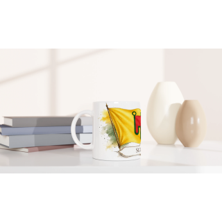 Mug personnalisable Auvergne – Collection Les Étendards d'Héritage
