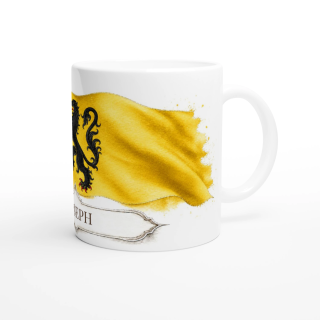 Mug personnalisable Flandre – Collection Les Étendards d'Héritage
