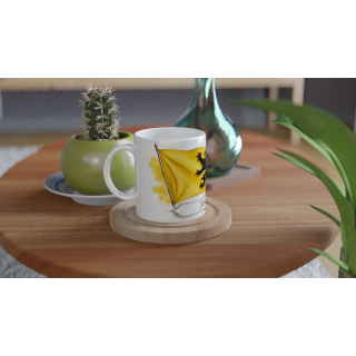 Mug personnalisable Flandre – Collection Les Étendards d'Héritage