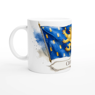Mug personnalisable Franche-Comté – Collection Les Étendards d'Héritage