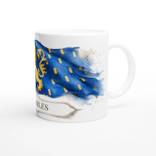 Mug personnalisable Franche-Comté – Collection Les Étendards d'Héritage