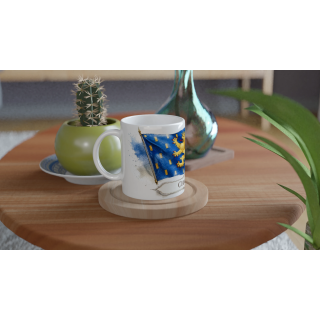 Mug personnalisable Franche-Comté – Collection Les Étendards d'Héritage