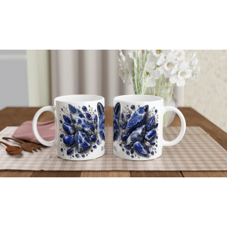 Mug personnalisable Renard en Sodalite Bleue – Collection Le Bestiaire des Gemmes