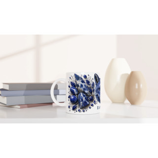 Mug personnalisable Renard en Sodalite Bleue – Collection Le Bestiaire des Gemmes