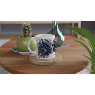 Mug personnalisable Aigle en Lapis-Lazuli – Collection Le Bestiaire des Gemmes