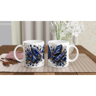 Mug personnalisable Aigle en Lapis-Lazuli – Collection Le Bestiaire des Gemmes