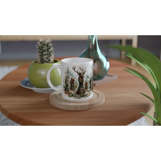 Mug Échiquier des Animaux de la Forêt – Collection Les Maîtres de l’Échiquier