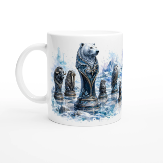 Mug Échiquier des Royaumes Polaires – Collection Les Maîtres de l’Échiquier