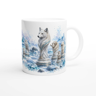 Mug Échiquier des Royaumes Polaires – Collection Les Maîtres de l’Échiquier