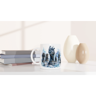 Mug Échiquier des Royaumes Polaires – Collection Les Maîtres de l’Échiquier