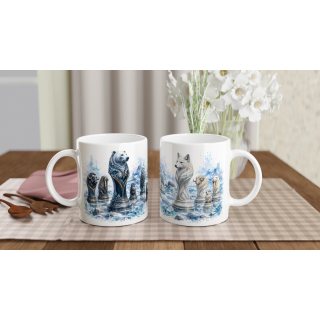 Mug Échiquier des Royaumes Polaires – Collection Les Maîtres de l’Échiquier