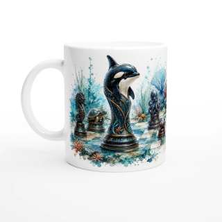 Mug Échiquier des Royaumes Marins – Collection Les Maîtres de l’Échiquier