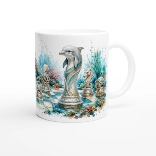 Mug Échiquier des Royaumes Marins – Collection Les Maîtres de l’Échiquier