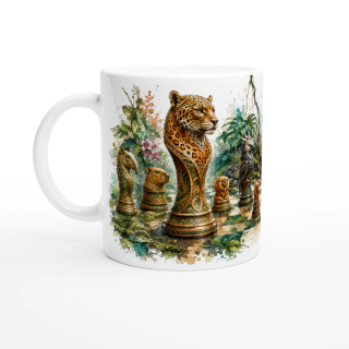 Mug Échiquier des Royaumes de la Jungle – Collection Les Maîtres de l’Échiquier