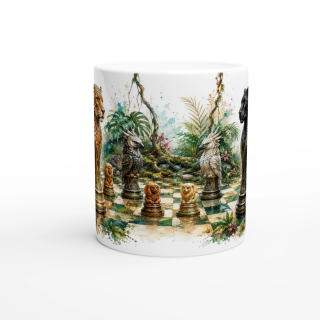 Mug Échiquier des Royaumes de la Jungle – Collection Les Maîtres de l’Échiquier