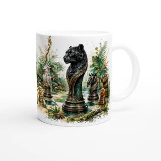 Mug Échiquier des Royaumes de la Jungle – Collection Les Maîtres de l’Échiquier