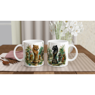 Mug Échiquier des Royaumes de la Jungle – Collection Les Maîtres de l’Échiquier