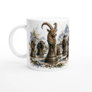 Mug Échiquier des Royaumes des Hautes Cimes – Collection Les Maîtres de l’Échiquier