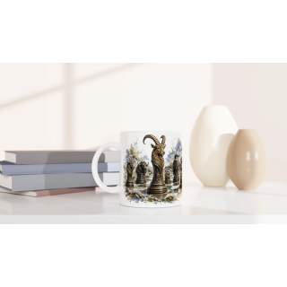 Mug Échiquier des Royaumes des Hautes Cimes – Collection Les Maîtres de l’Échiquier