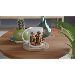 Mug Échiquier des Royaumes du Désert – Collection Les Maîtres de l’Échiquier
