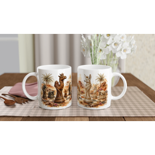 Mug Échiquier des Royaumes du Désert – Collection Les Maîtres de l’Échiquier