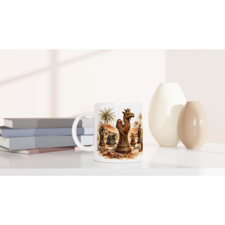 Mug Échiquier des Royaumes du Désert – Collection Les Maîtres de l’Échiquier