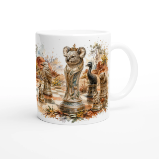 Mug Échiquier des Royaumes d’Australie – Collection Les Maîtres de l’Échiquier