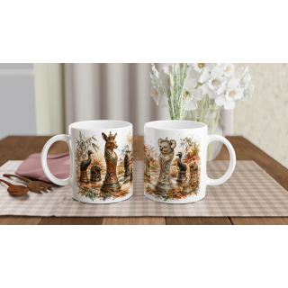 Mug Échiquier des Royaumes d’Australie – Collection Les Maîtres de l’Échiquier