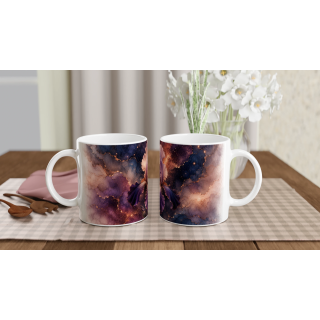 Mug Iris Précieux Violet & Cuivre – Collection Les Floraisons Précieuses